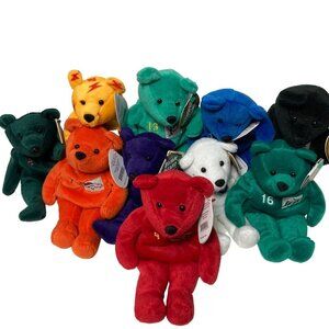 Salvinos Bammers NFL MLB Beanie Bears Elway Broncos Marino Manning Lot of 10